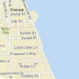 Rockledge Florida Street Map