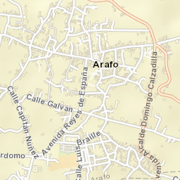 Arafo Street Map