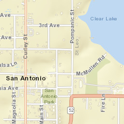 San Antonio Florida Street Map