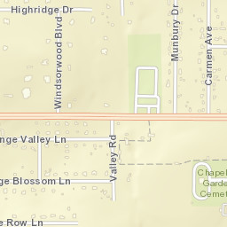 Clinton Heights Florida Street Map