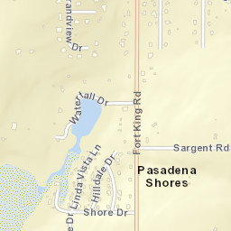 Pasadena Shores Florida Street Map