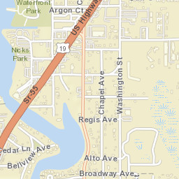 Port Richey Florida Street Map