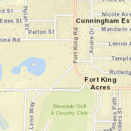 Cunningham Estates Florida Street Map
