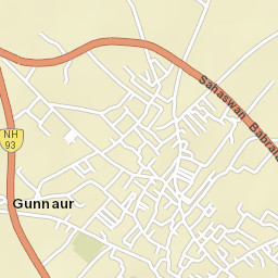 Gunnaur Street Map
