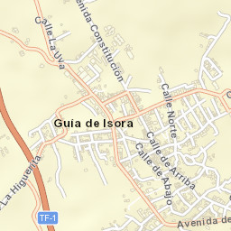 Guía de Isora Street Map
