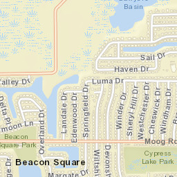 Beacon Square Florida Street Map