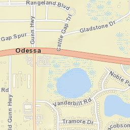 Odessa Florida Street Map