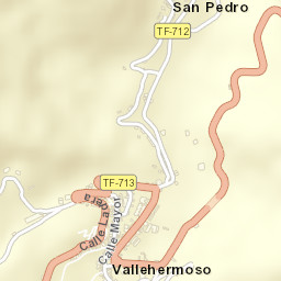 Vallehermosa Street Map