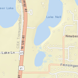 Deer Park Florida Street Map