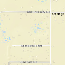 Orangedale Florida Street Map