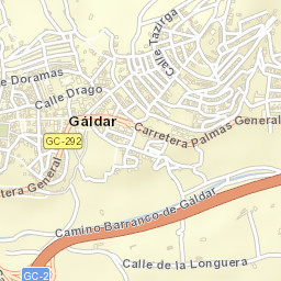 Gáldar Street Map