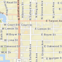 Tarpon Springs Florida Street Map