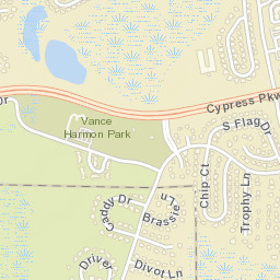 Poinciana Florida Street Map