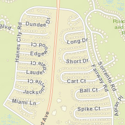 Johnson Florida Street Map
