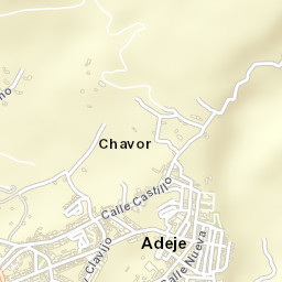 Adeje Street Map