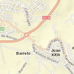 Arucas Street Map