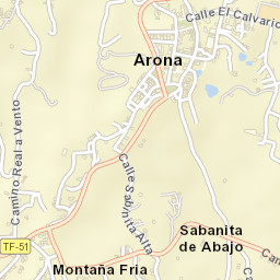 Arona Street Map