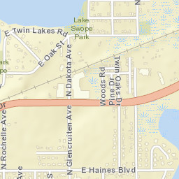 Lake Alfred Florida Street Map
