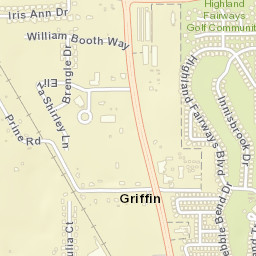 Griffin Florida Street Map