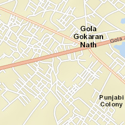 Gola Gokarannath Street Map
