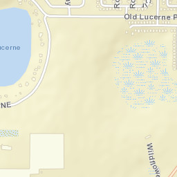Lucerne Park Florida Street Map
