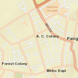 Pasighat Street Map