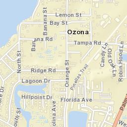Ozona Florida Street Map