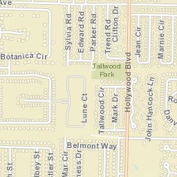 West Melbourne Florida Street Map