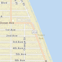 Melbourne Beach Florida Street Map