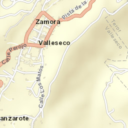 Valleseco Street Map