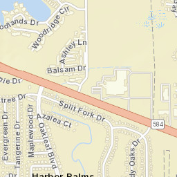 Harbor Palms Florida Street Map