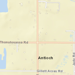 Antioch Florida Street Map