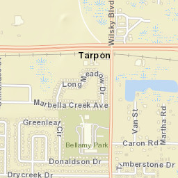 Tarpon Florida Street Map