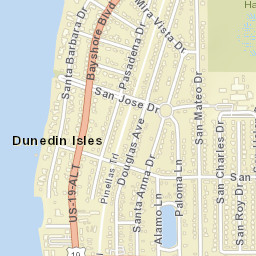 Dunedin Isles Florida Street Map