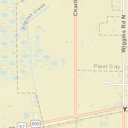 Youmans Florida Street Map