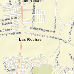 Las Rosas Street Map