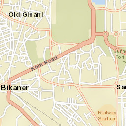 Bikaner Street Map