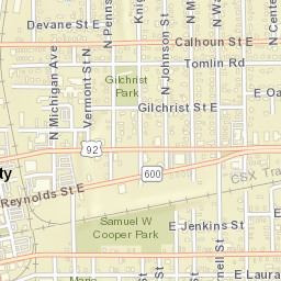 Plant City Florida Street Map