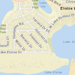 Eloise Woods Florida Street Map