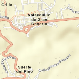 Valsequillo de Gran Canaria Street Map
