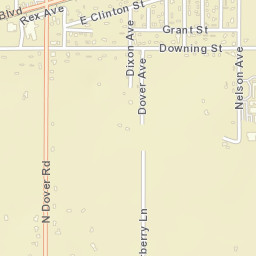 Dover Florida Street Map