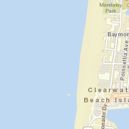 Clearwater Beach Florida Street Map