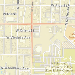 Drew Park Florida Street Map