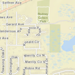 Seffner Florida Street Map