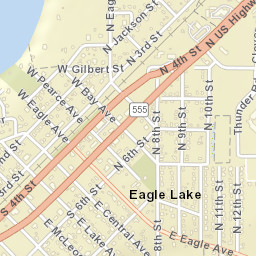 Eagle Lake Florida Street Map