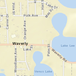 Waverly Florida Street Map