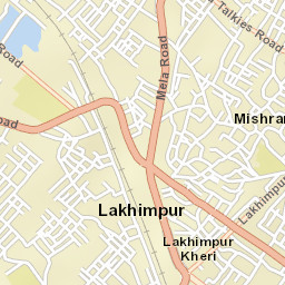Lakhimpur Street Map