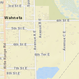 Wahneta Florida Street Map