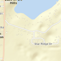 Lake of the Hills Florida Street Map