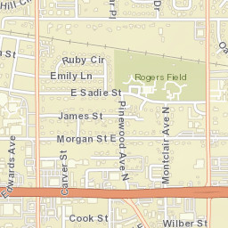 Brandon Florida Street Map